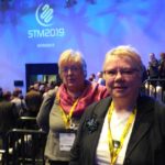 Pat Blain and Linda Arthur attending Scottish Tourism Alliance conference 2019